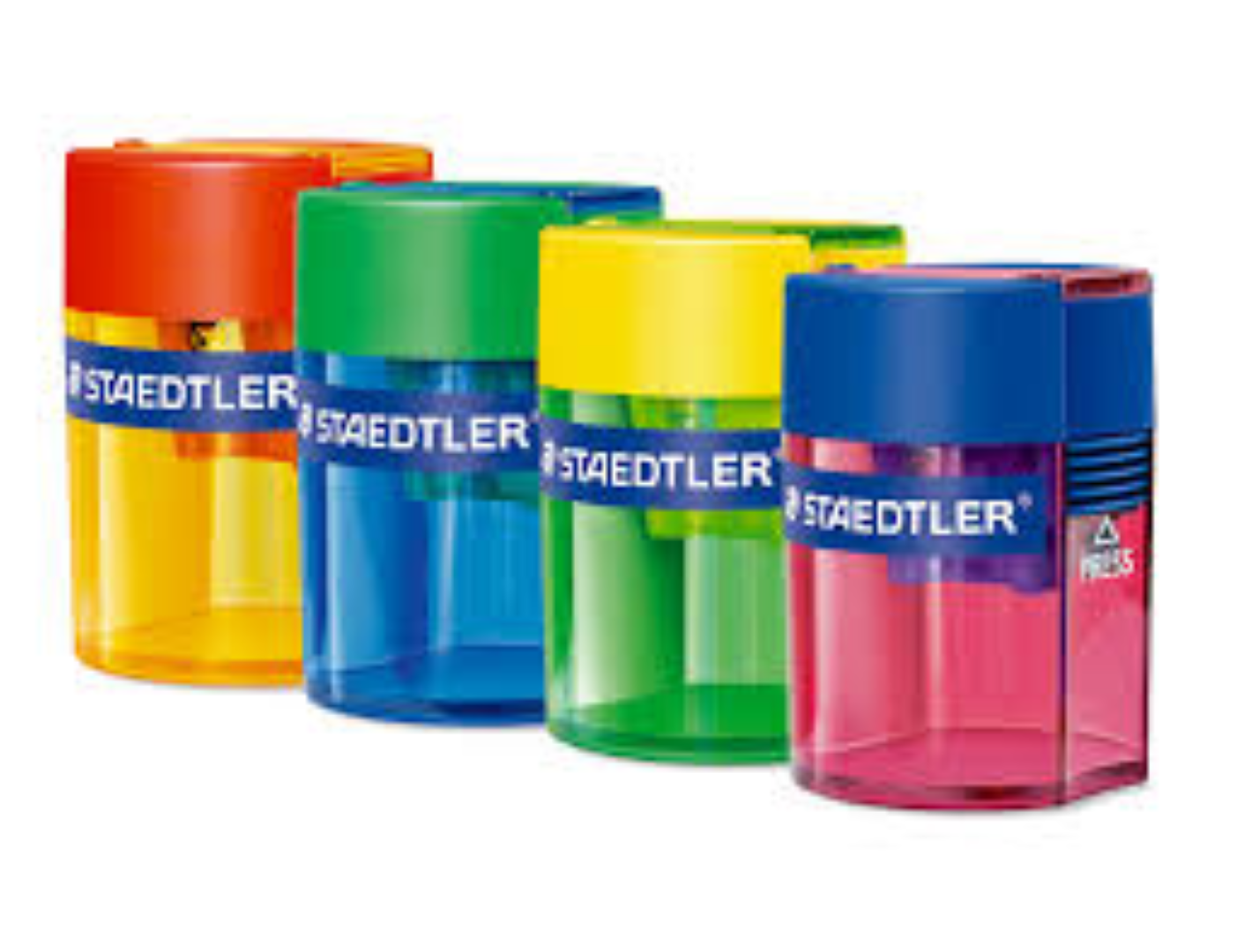 Staedtler Tub Sharpener 4 assorted colour combinations ST-511-006